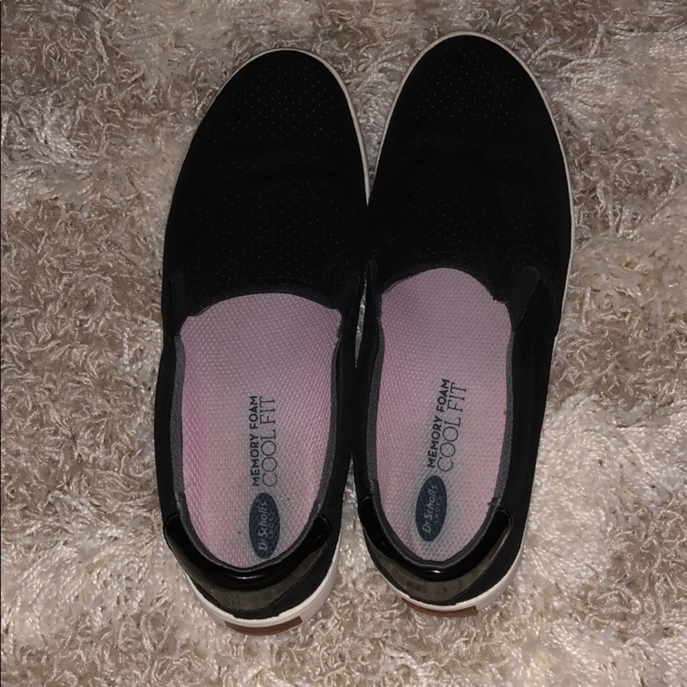 Black slip ons